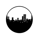 Gobo GAM 211 City skyline - Taille CYB (45 mm)