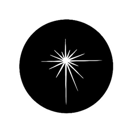 Gobo GAM 245 Evening star - Taille A (100 mm)