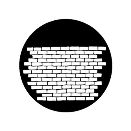 Gobo GAM 247 Brick wall - Taille M (66 mm)