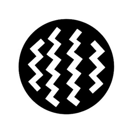 Gobo GAM 254 Zig zag - Taille B (86 mm)