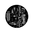 Gobo GAM 261 City lights - Taille D (54 mm)