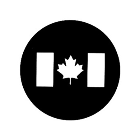 Gobo GAM 264 Canadian flag - Taille A (100 mm)