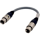 Câble adaptateur 25cm XLR 3F/ XLR 3F