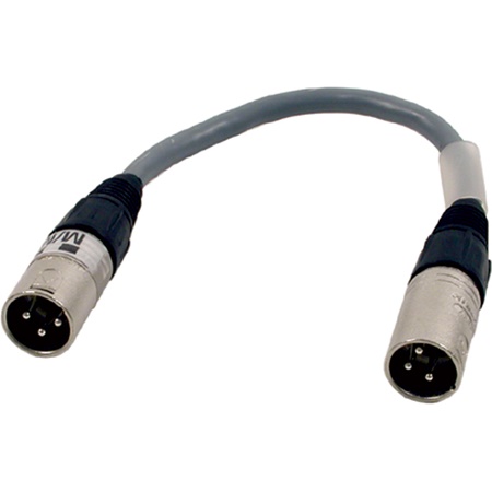 Câble adaptateur 25cm XLR 3M/ XLR 3M