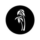 Gobo GAM 297 Palm trees - Taille A (100 mm)