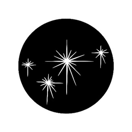 Gobo GAM 314 Small evening stars - Taille A (100 mm)