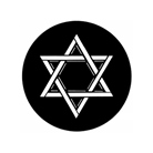 Gobo GAM 323 Star of david - Taille A (100 mm)