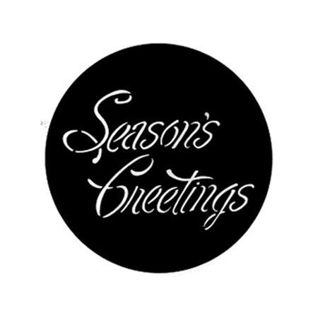 Gobo GAM 340 Season's greetings - Taille A (100 mm)