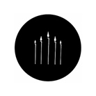 Gobo GAM 361 Candles - Taille A (100 mm)