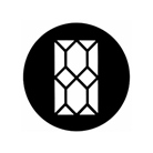 Gobo GAM 372 Tudor window - Taille B (86 mm)