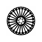 Gobo GAM 375 Rose window - Taille B (86 mm)