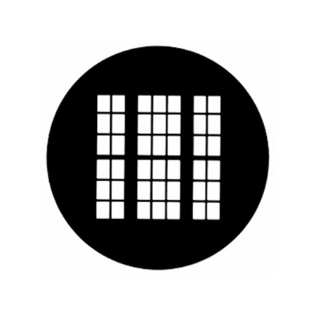 Gobo GAM 536 Georgian windows - Taille A (100 mm)
