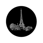 Gobo GAM 544 Eiffel tower - Taille A (100 mm)