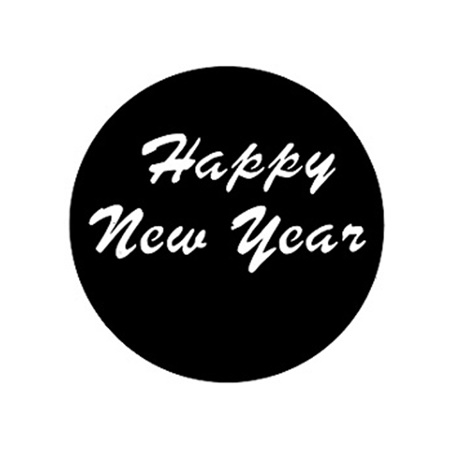 Gobo GAM 550 Happy new year - Taille M (66 mm)
