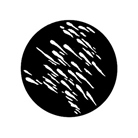 Gobo GAM 581 Diagonal breakup - Taille B (86 mm)
