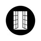 Gobo GAM 585 Open window - Taille A (100 mm)
