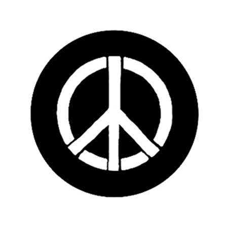 Gobo GAM 588 Peace piece - Taille A (100 mm)