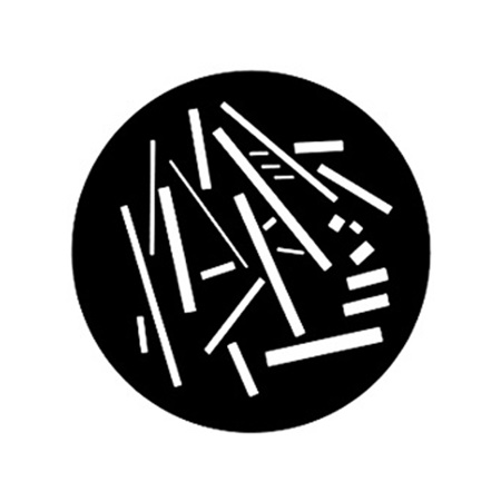 Gobo GAM 620 Scattered line - Taille D (54 mm)