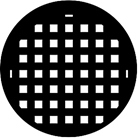 Gobo ROSCO DHA 77204 Basket weave - Taille A (100 mm)