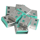 10VERROUS-USB-V - Lot de 10 verrous USB vert LINDY