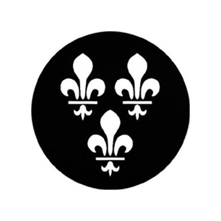 Gobo GAM 729 Fleur de lis - Taille A (100 mm)