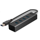 Hub USB 3.0 4 ports USB A monté sur cordon USB 30cm LINDY