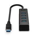 Hub USB 3.0 4 ports USB A monté sur cordon USB 30cm LINDY