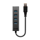 Hub USB 3.0 4 ports USB A monté sur cordon USB 30cm LINDY