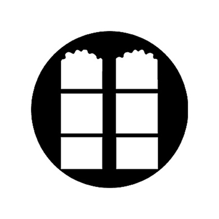 Gobo ROSCO DHA 77143 French windows - Taille M (65.5 mm)