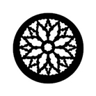 Gobo ROSCO DHA 77145 Rose window 2 - Taille D (53.3 mm)