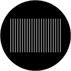 Gobo ROSCO DHA 77718 Vertical blind - Taille M (66 mm)