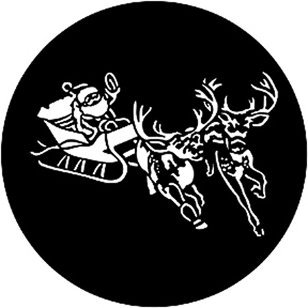 Gobo ROSCO DHA 77720 Santa and sleigh - Taille A (100 mm)