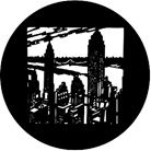 Gobo ROSCO DHA 77203 New York - Taille A (100 mm)