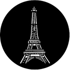 Gobo ROSCO DHA 77305 Eiffel tower - Taille B (86 mm)