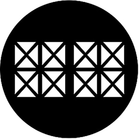 Gobo ROSCO DHA 77350 Tudor - Taille A (100 mm)