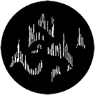 Gobo ROSCO DHA 77351 Streaks - Taille M (65.5 mm)