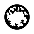 Gobo ROSCO DHA 77737 Open breakup - Taille A (100 mm)