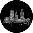 Gobo ROSCO DHA 77445 Houses of Parliament - Taille B (86 mm)
