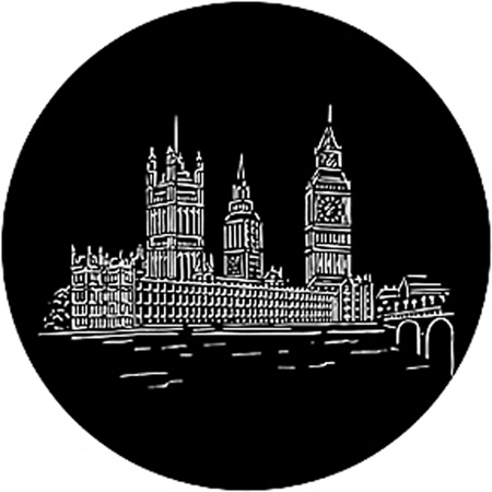 Gobo ROSCO DHA 77445 Houses of Parliament - Taille B (86 mm)