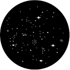 Gobo ROSCO DHA 77514 Star cluster - Taille A (100 mm)