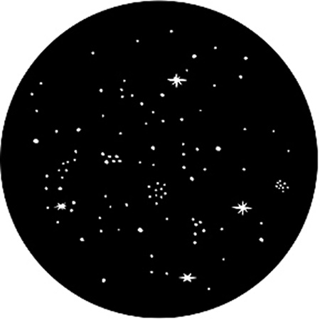 Gobo ROSCO DHA 77514 Star cluster - Taille A (100 mm)