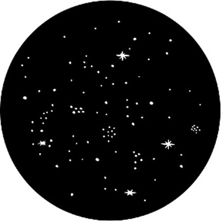 Gobo ROSCO DHA 77514 Star cluster - Taille B (86 mm)