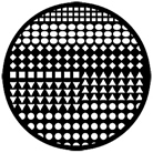 Gobo ROSCO DHA 77523 Sonata - Taille M (65.5 mm)