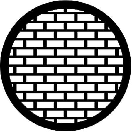 Gobo ROSCO DHA 77527 Bricks - Taille A (100 mm)