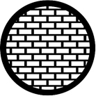 Gobo ROSCO DHA 77527 Bricks - Taille CYB (44 mm)