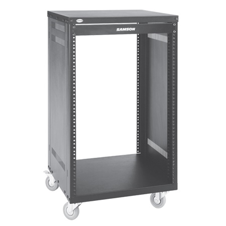 Rack 19" 16U SAMSON avec 4 roulettes