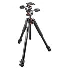 Trépied photo complet 3 sections en aluminium MANFROTTO - Noir