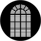 Gobo ROSCO DHA 77759 Shuttered arch - Taille B (86 mm)
