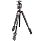 Trépied photo complet 4 sections en aluminium MANFROTTO - Noir