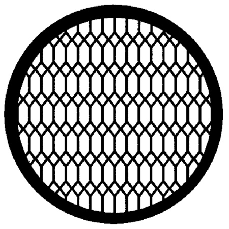 Gobo ROSCO DHA 77597 Diamond lattice - Taille A (100 mm)